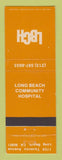 Matchbook Cover - Long Beach Community Hospital Long Beach CA