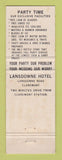 Matchbook Cover - Envoy Brandy South Africa WEAR
