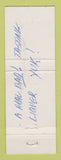 Matchbook Cover - Jagermeister Liquor WRITTEN COMMENT