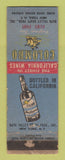 Matchbook Cover - Colombo Wine New York City POOR STRIKER OWRN