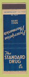 Matchbook Cover - Standard Drug Company