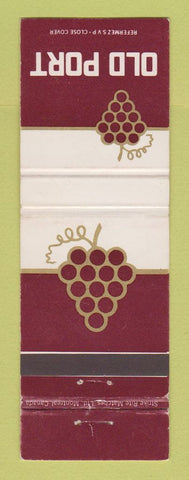 Matchbook Cover - Old Port Wine? Canada