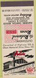 Matchbook Cover - Redwood Room Restaurant Minneapolis MN 30 Strike