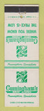 Matchbook Cover - Cunningham's Drug Stores DD Bean