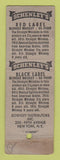 Matchbook Cover - Schenley's Whiskey New York City WORN