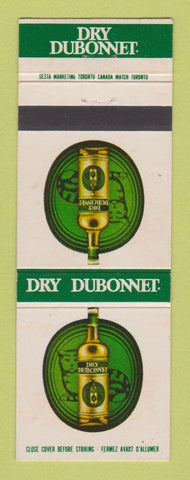 Matchbook Cover - Dry Dubonnet Liquor Canada