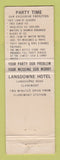 Matchbook Cover - Envoy Brandy Liquor South Africa WORN