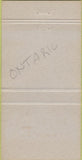 Matchbook Cover - Restaurants Hamilton ON Alps Cameo Towers 30 Strike