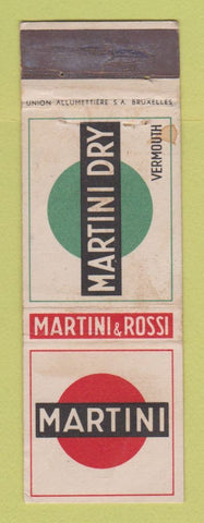 Matchbook Cover - Martini & Rossi Liquor Vermouth Belgium WEAR
