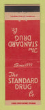 Matchbook Cover - Standard Drug Company RED