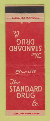 Matchbook Cover - Standard Drug Company RED