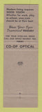 Matchbook Cover - COOP Optical Akron Stow Canton OH