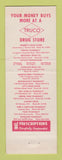 Matchbook Cover - Truco Drug Stores Newton Falls OH?