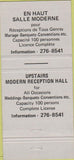 Matchbook Cover - Venus Restaurant Deli Montreal QC 30 Strike