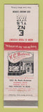 Matchbook Cover - VC Bidwell Opticians Warren OH