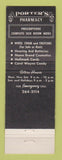 Matchbook Cover - Porter's Drug Store Moon Township PA