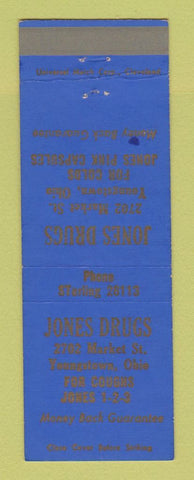 Matchbook Cover - Jones Drug Store Youngstown OH WEAR