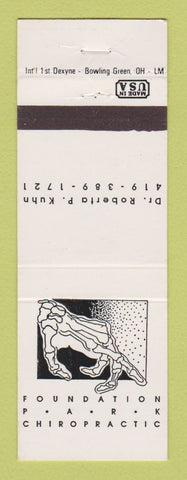 Matchbook Cover - Dr Robert Kuhn Foundation Park Chirocpractic