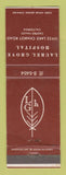 Matchbook Cover - Laurel Grove Hospital Castro Valley CA WEAR