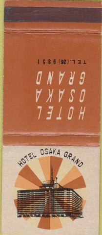 Matchbook Cover - Hotel Osaka Grand Hotel 30 Strike