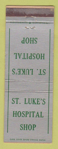 Matchbook Cover - St Luke's Hospital Shop WEAR