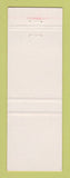 Matchbook Cover - Krickets Clothes Montreal QC