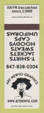Matchbook Cover - Art Newvo Graphics Clothes Antioch IL