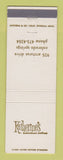 Matchbook Cover - Katherine's Clothes Colorado Springs