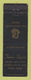 Matchbook Cover - Towne Square Men's Clothes Mayfield Heights OH WORN BACK