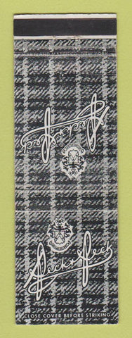 Matchbook Cover - Peck & Peck New York City