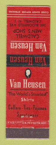 Matchbook Cover - Van Heusen Men's Clothes Caldwell NJ