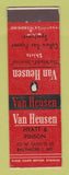 Matchbook Cover - Van Heusen Men's Clothes Hyatt & Pinson Baltimore MD