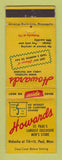 Matchbook Cover - Howards Men's Clothes St Paul MN WEAR