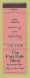Matchbook Cover - The Port Hole Shop Clothes Provincetown MA