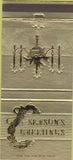 Matchbook Cover - First National Bank Nashville IL 30 Strike