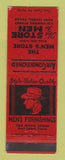 Matchbook Cover - The Men's Store Clothes Port Isabel TX RED
