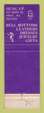 Matchbook Cover - Hhung Up Clothes Providence RI Bell Bottom Jeans