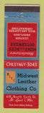 Matchbook Cover - Midwest Leather Clothing St Louis MO men's