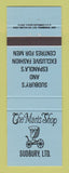 Matchbook Cover - The Man's Shop Sudbury ON Clothes