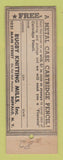 Matchbook Cover - Rugby Flintwist Sweaters Men's Clothes Nutter's Sac City IA