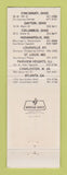 Matchbook Cover - Tall Fashions Clothes Cincinnati Dayton Columbus OH Atlanta GA