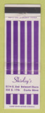 Matchbook Cover - Shirley's Costa Mesa Belmont Shore CA Clothes