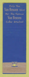 Matchbook Cover - Van Heusen Men's Clothes Hub Shop Arlington VA