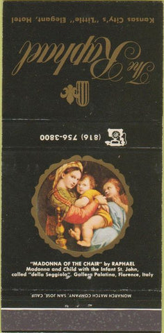 Matchbook Cover - The Raphael Kansas City MO 30 Strike