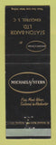 Matchbook Cover - Michaels Stern Men's Clothes Staton Baker Kingstree SC
