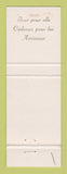 Matchbook Cover - Marie Andree Fleur Ange Clothes Granby QC Magog