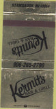 Matchbook Cover - Kermit's Bar Grill Stambaugh MI 30 Strike