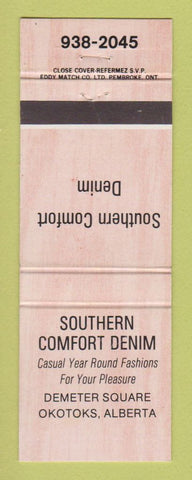 Matchbook Cover - Southern Comfort Denim Okotoks AB