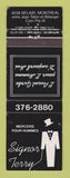 Matchbook Cover - Signor Terry Clothes Montreal QC WEAR