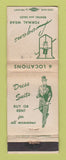 Matchbook Cover - Logans Formal Men's Clothes Chicago IL South Bend IN WEAR
